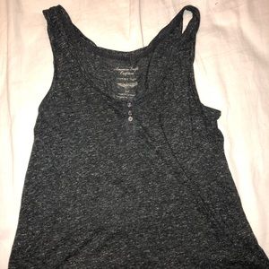 American Eagle Dark Gray Tank Top